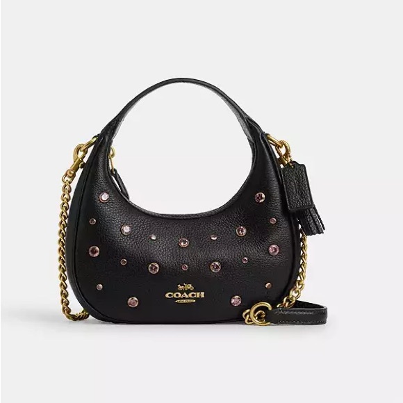 Coach Carmen crystal embellished mini crossbody - Picture 1 of 12
